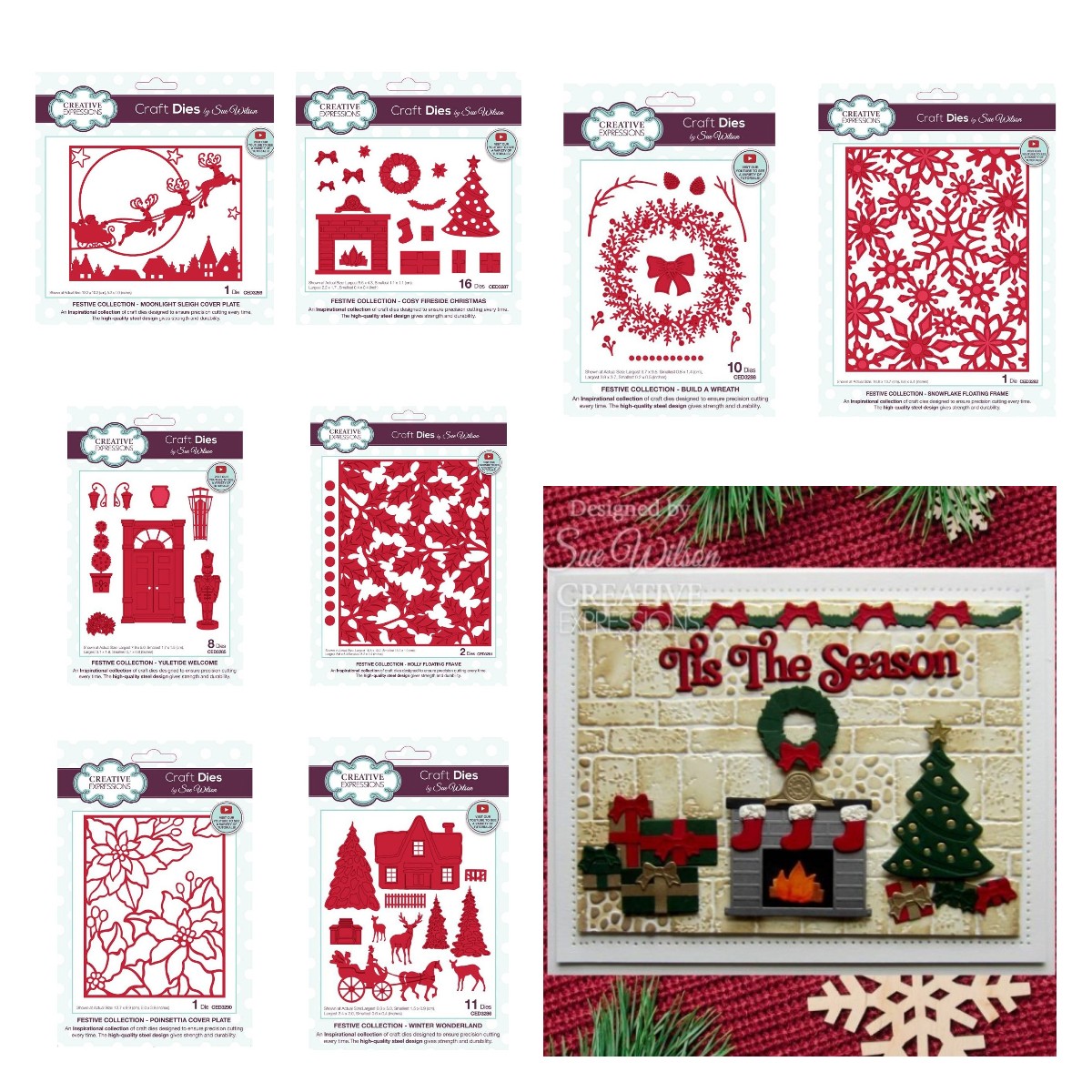 Candle Sachet - Inverno agrifoglio slitta fiocco di neve