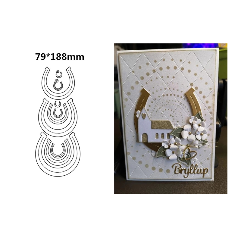 Candle Sachet - Fustelle Metalliche a Forma di Ferro