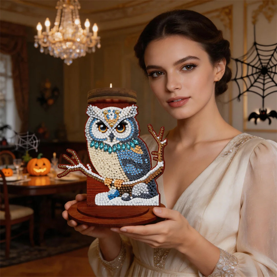 Portacandele a forma di gufo,  - Candle Supplies Europe recensione e prezzo