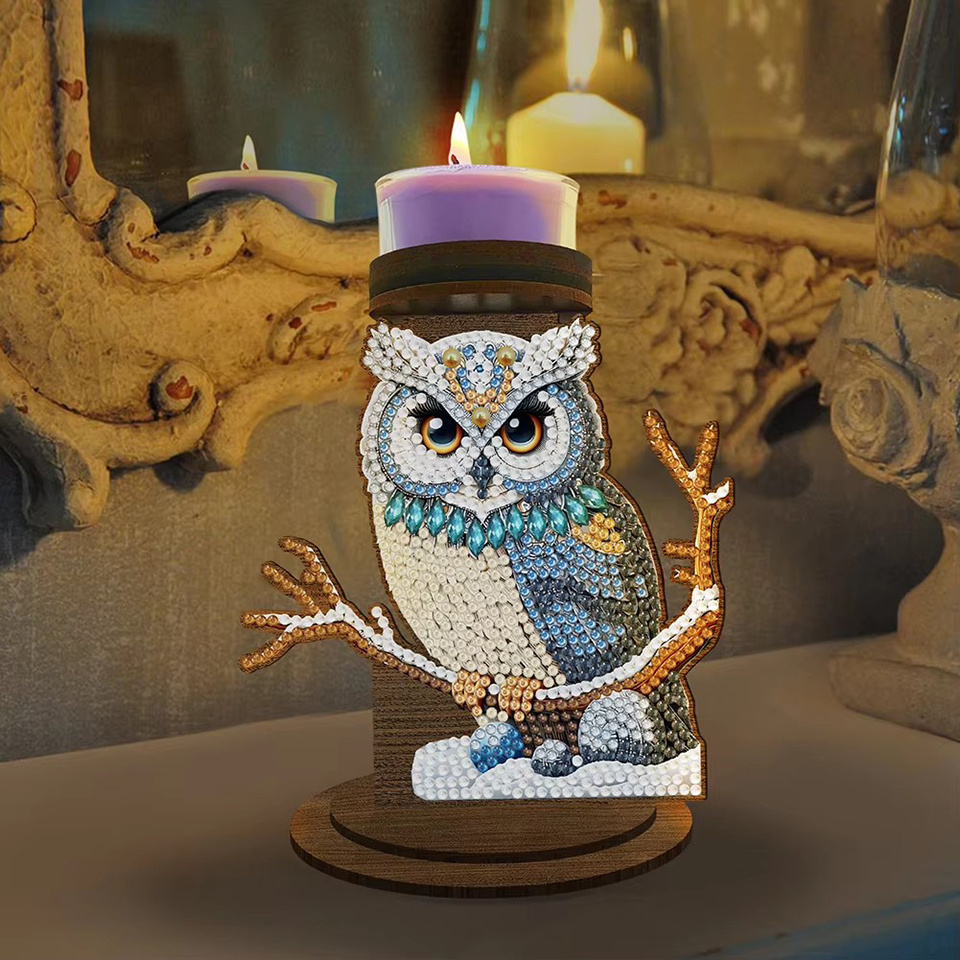 Portacandele a forma di gufo,  - Candle Supplies Europe recensione e prezzo