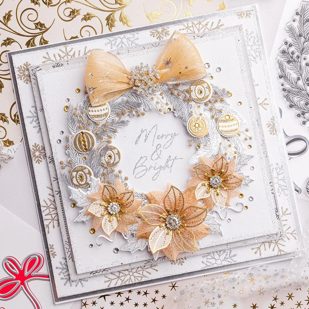 Dorato floreale Buon Natale Gh - Candle Sachet recensione e prezzo